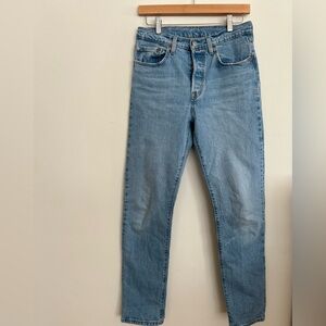 Levi’s - Women’s 501 Straight Blue Denim Jeans - 27